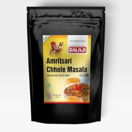 Galaji Amritsari Chole Masala || No Onion, No Garlic ||Chana Masalas Indian Spices ||Ready to Cook ||50 Grams — image 4
