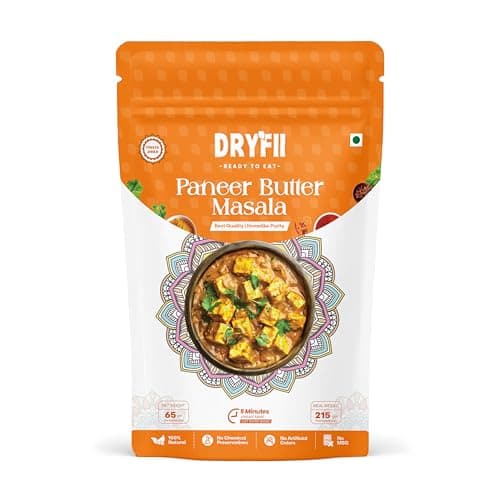Dryfii Ready-to-Eat Paneer Combo – Paneer Butter Masala & Paneer Bhurji | Instant Jain Meal | No Onion No Garlic | Freeze-Dried | 450g — image 4