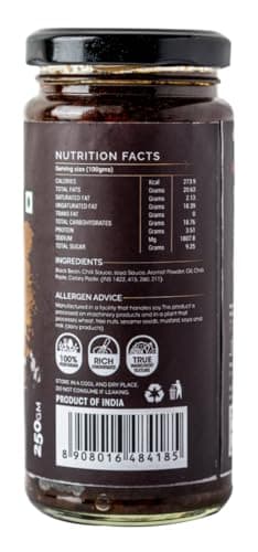 White Light Food Jain Black Bean Sauce l Vegan and Natural Ingredients l Ready to Eat Healthy Food (Pack of 1, 250g) — image 2