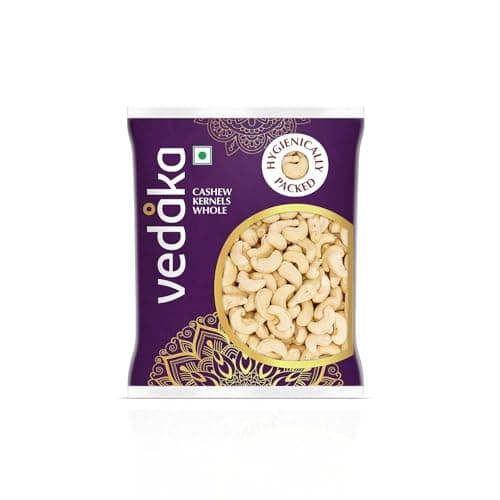 Amazon Brand - Vedaka Whole Cashews | 200 Gram | Grade W320 Kaju | Gluten-Free & Plant Based Protein | Firm Texture, Rich Taste | Regular-Sized, Non-Split | Healthy Snack — image 7
