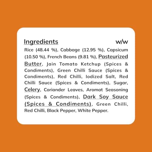 Bowlful Jain Schezwan Rice | Ready-to-Eat Meal | No Onion No Garlic | Spicy Indo-Chinese Rice | Natural Ingredients | 70g Net Weight (250g After Rehydration) | Pack of 3 | No Added Preservatives & Colours | Microwaveable — image 3