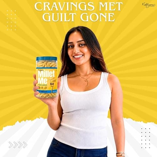Millet Me by Kuizeens Keto Pasta - 230g (Pack of 4) | Ultra Low Carb & High Protein penne pasta | Diabetic Friendly & Keto Diet Approved | No Added Sugar, Maida-Free & Gluten Free | No Onion No Garlic | Jain-Friendly | Instant Pasta — image 8