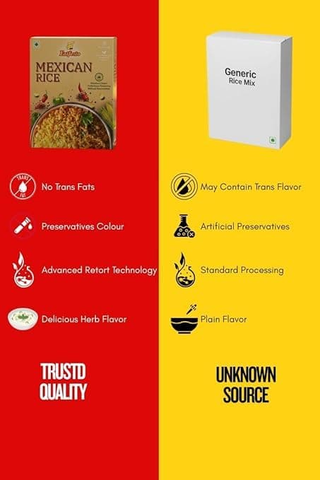 Eatfesto Healthy Combo Pack – Thai Veg Soup Premix 50g (Pack of 3) + Mexican Rice Ready to Eat | No Onion No Garlic | Jain Friendly | Instant Meal Combo Pack Of 3 + 1 — image 7