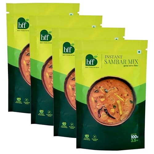 Instant Sambar Mix – Pack of 6 (100g Each) | Ready-to-Cook South Indian Curry | Made with Lentils & Spices | No Added Preservatives | No Onion and No Garlic | Suitable for Rice, Idli, Dosa & Vada | Easy to Prepare — image 6