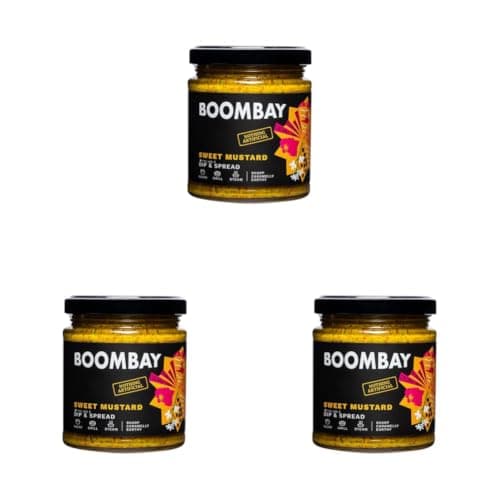 BOOMBAY Sweet Mustard Dip and Spread 190g | Nothing Artificial | No Bad Oils | No Refined Sugar | Plant Based | No Onion or Garlic | Use as a Salad Dressing, Marinade for Grill, Spread on Bread — image 8