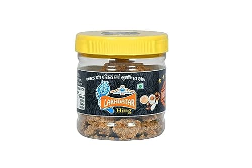 LAKHDATAR Hing (हींग) Pure and Natural Tazaki Hing Chura | 20g | Asafoetida | No Garlic, No Onion | No Preservatives (Pack of 1) — image 3