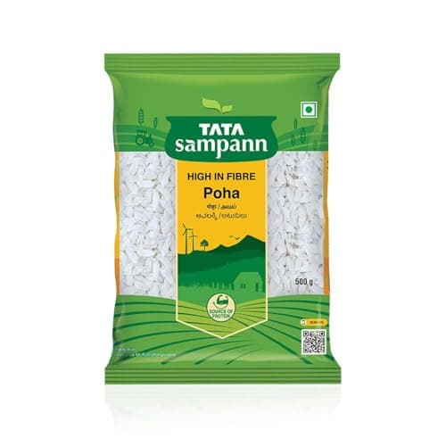 Tata Sampann, High in Fibre Poha, 500g
