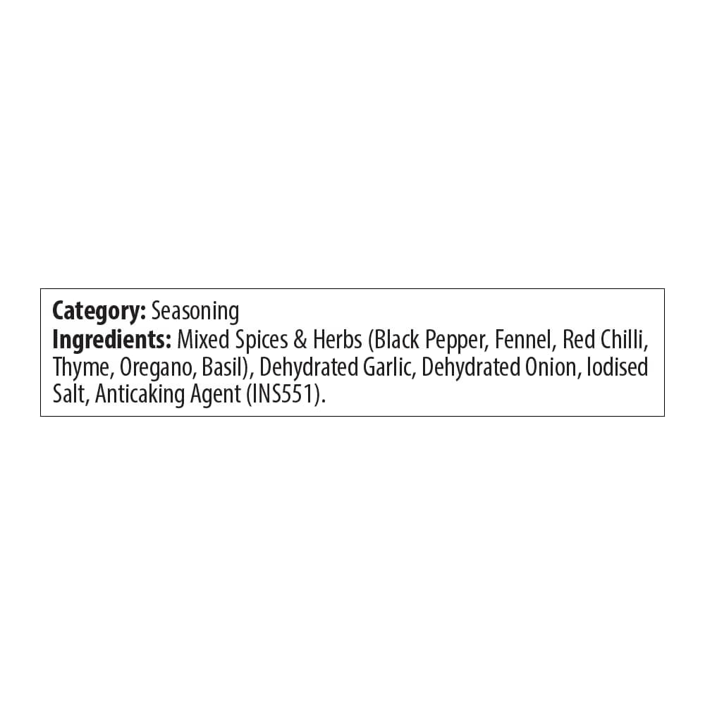 Keya Pizza Seasoning | All Natural & Healthy Spice Blend for Pizza, Pasta & More | Glass Bottle | Premium Herbs and Spices | Contains Freeze dried herbs| Export Quality | No Preservatives | The rich aroma that lasts | 45g — image 3