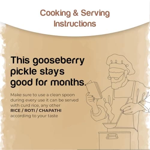 Panchabhootani Indian Gooseberry Pickle 200g | Amla Pickle/Awla Pickle with Masala | Tangy & Salty | Preservatives Free | Less Oil | Fresh & Homemade | Traditional Recipe — image 4