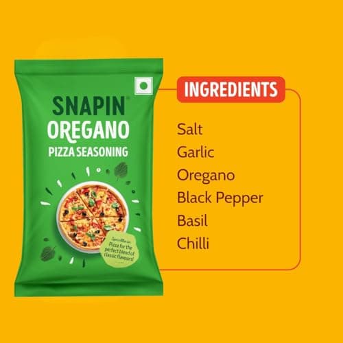 SNAPIN Oregano Pizza Seasoning Institutional Pouch, 500 gm | Multipurpose Italian Seasoning | Oregano Seasoning for Pizza, Pasta, Garlic Bread, Soups & Italian Food | Ready to use big pouch — image 5