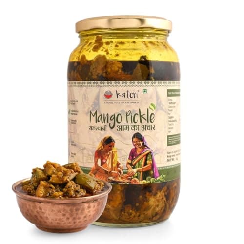 Katori Amla Pickle 450g | Traditional Homemade Amla Achar | Sun Cured Indian Gooseberry Pickle in Mustard Oil | No Preservatives | No Onion and Garlic — image 8