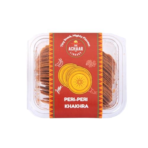 Chaat Masala Mini Khakhra by THE ACHAAR LIBRARY | Whole Wheat Crisps | Bite-Sized | (180 grams) — image 7