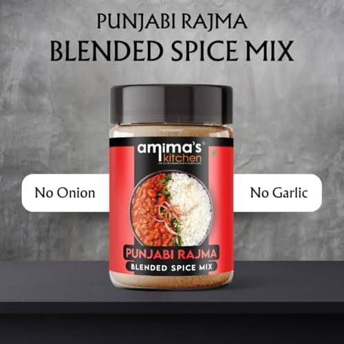 Amima's Kitchen Punjabi Rajma Masala Powder (No Onion No Garlic) – 100 Grams | Blended Spice Mix | No Synthetic Flavour & Color | Ready Jain Curry Masala — image 2
