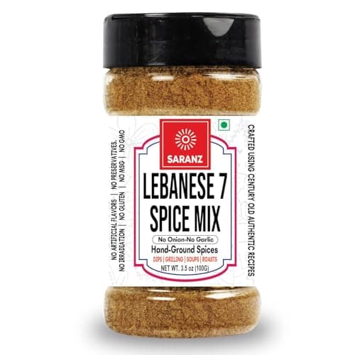 SARANZ Lebanese 7 Spice Mix & Chinese 5 Spice Jain Seasoning ( Combo Of 2 ) Instant Use | Spice Powders and Seasonings | Perfect for Cooking | Premium Artisanal Spices with Rich & Strong Flavour | 100 Grams Bottle — image 5