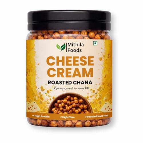 MITHILA FOODS 500g Nimbu Pudina Roasted Chana | Desi Chickpeas | Whole with Skin | Crunchy Vegan Gluten-Free High Protein SMART Snack | Authentic Bihari Bhuna Chana Snacks Tangy Lemon Mint Flavor — image 6