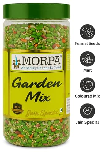 Morpa Garden Mix Mouth Freshener, Refreshing Herbal Mukhwas, Sweet & Tangy Digestive After-Meal Treat, 100% Veg Jain Special, Natural Breath Freshener, 200g Reusable Jar Pack — image 2