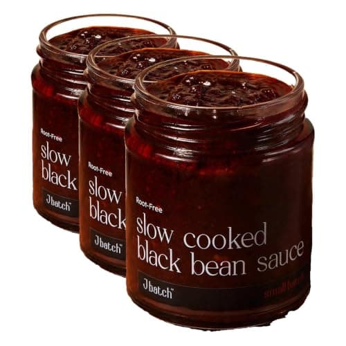 SMALLBATCH Root Free Slow Cooked Black Bean Sauce, Jain Friendly, No Onion No Garlic, Gourmet Condiment, Spread, Marinate, Saute, Stir-Fry, Dip, Tofu, Jbatch - 180gms — image 6