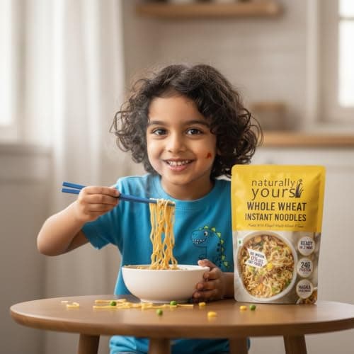 Naturally Yours Khapli Atta Whole Wheat Instant Noodles 175g | 24g Protein | High Protein & Fiber | 100% Maida-Free | Healthy Meal | Non-Fried | No Onion No Garlic Jain-Friendly | Pack of 1 — image 8