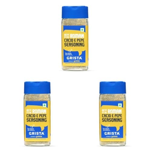 CRISTA Roman Cacio e pepe | Premium Herbs & Spices Blends | No Onion | No Garlic | Zero added Colours, Fillers, Additives & Preservatives | 40gms — image 8