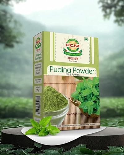 PCM Pudina Powder (Mint Powder) 500g | Natural Dry Mint Powder for Chutney, Raita, Jaljeera, Drinks, Seasonings & Cooking | Aromatic Flavor — image 5