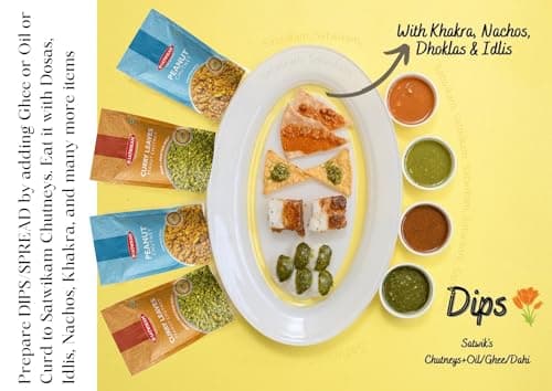 SATWIKAM Curry Leaves Peanut Chutney (No Onion No Garlic; 200gmsX1pack); Shelf Life=6M — image 2