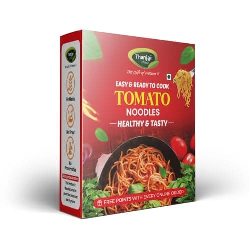Thanjai Natural Noodles Millet180g X 8 Variities (No Maida Hakka Noodles, Not Fried, No MSG, Classic and Mild 1440g) Little | Multi Millet | Pearl | Ragi Millets & Moringa Leaf | Red Rice | Wheat | Tomoto — image 8