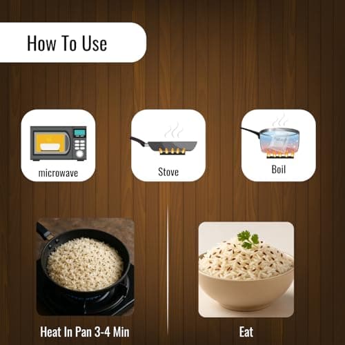 Indidoz Jeera Rice Ready to Eat | Fragrant Basmati Rice Cooked with Cumin Seeds | Authentic Indian Flavoured Rice | Heat & Eat Meal | No Preservatives | 200g — image 6