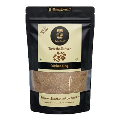 Being Bania Kitchen King Chef Special, 500 Gms | Kitchen Masala Powder |100% Natural Ingredients | No Added Preservatives | All in 1 Vegetable Masala | Exotic Indian Spices | No onion, no garlic | — image 8