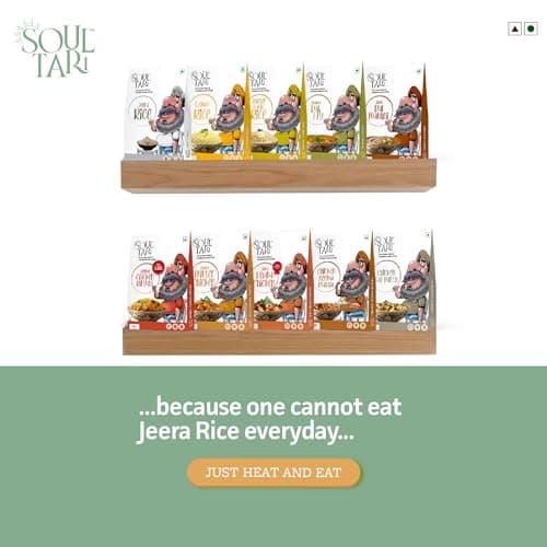 SOULTARI Ready To Eat Jeera Rice | Fluffy White Basmati Rice Tempered With Jeera | Just Heat And Eat | 250 Gram | Pack Of 2 | — image 7