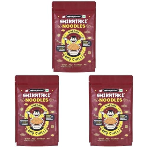 Urban Platter Indian Mast Masala Shirataki Noodles, 279g (Konjac Noodle | Keto-friendly, Low-Carb, Fat-free | Zesty Indian Masala | Ready in Minutes) — image 8