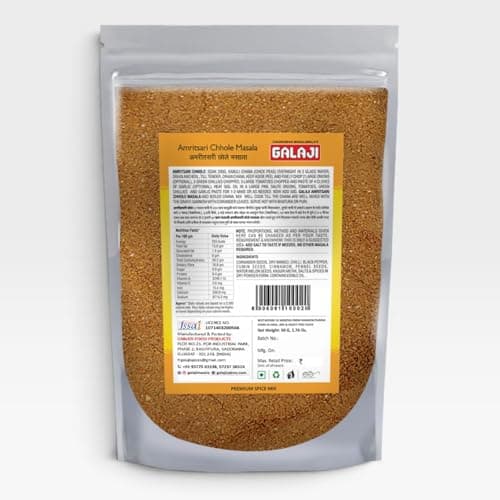 Galaji Amritsari Chole Masala || No Onion, No Garlic ||Chana Masalas Indian Spices ||Ready to Cook ||50 Grams — image 6