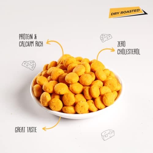 Chaskaah Cheddar Cheese Jowar Puff, 75g by JK | Vegan| Gluten Free| Dry Roasted|MSG Free| Low Cholestrol| Rich in Calcium|Gourmet| Puffed Snacks| Jain — image 5