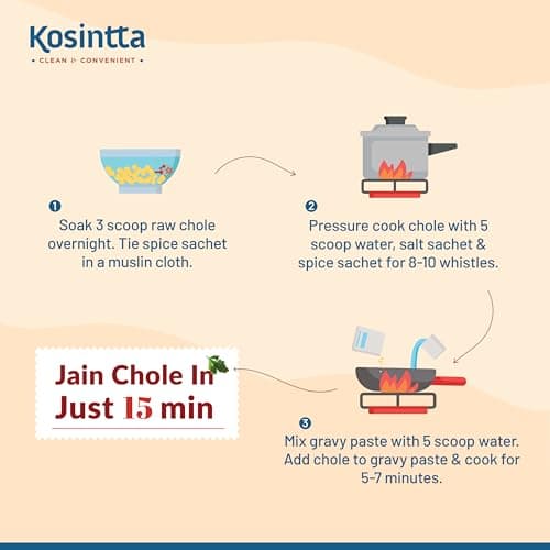 Kosintta Jain Veg Kadhai Gravy Paste | No Onion No Garlic | Ready to Cook Kadai Masala | Instant Indian Curry Base | Restaurant Style Sabzi Gravy | Satvik Pure Veg | Quick & Easy Meal Solution | 100g — image 6