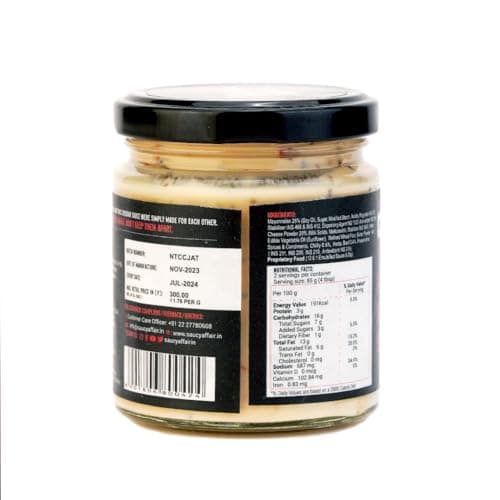 Saucy Affair Sauce- No onion No Garlic Sauce | Cheesy Cheddar Sauce Set of 2 | Creamy, Flavorful, Perfect for Dipping, Drizzling & Cooking, 340 gram — image 2