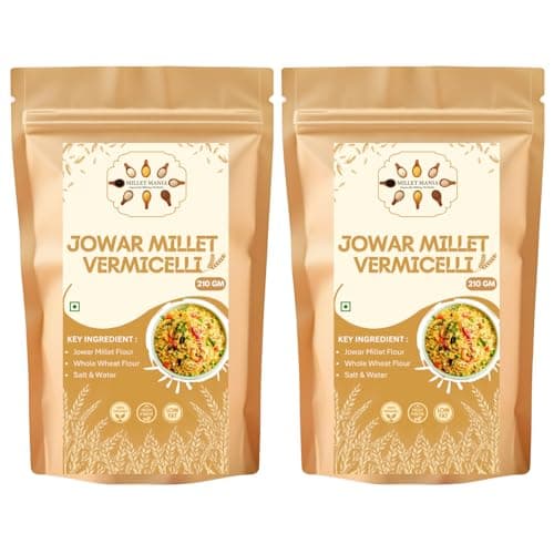 Millet Mania Jowar Millet Vermicelli | Healthy Snacks for Kids & Adults | Guilt-Free Pasta & Noodles Alternative | No Maida, No Preservatives | High-Fiber & Wholesome Meal | 210g (Pack of 1) — image 7
