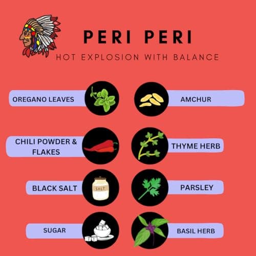 Indiana Organic Peri peri Seasoning - Preservative or Flavor Enhancer Free, Packed on Order Freshly Made. - 100 gram, No Onion and Garlic — image 3