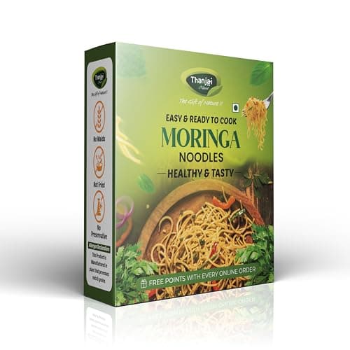 Thanjai Natural Moringa Noodles 180 Grams X 2 (No Maida Hakka Noodles, Not Fried, No MSG, Classic and Mild Millet Noodles No Preservatives, No Chemicals, No Artificial Extract) — image 4