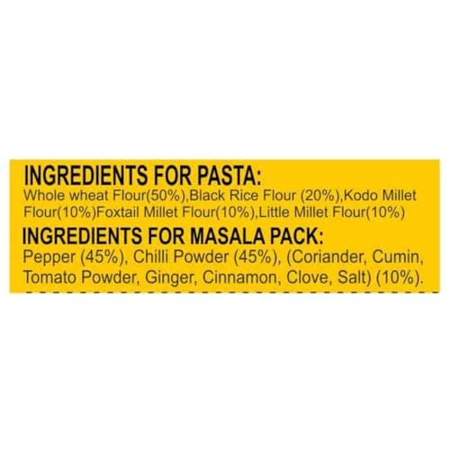 Naturally Yours Black Rice Macaroni Pasta | Millet & Whole Wheat | High Protein, No Maida, Not Fried | No Onion No Garlic, Jain Friendly | Ready in 5 Minutes | 175g Pack — image 3