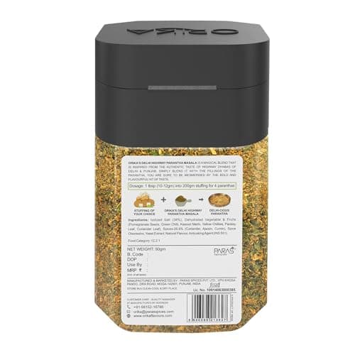 Orika Delhi Highway Parantha Masala, 90 G | Authentic North Indian Spice Blend for Paranthas | No Artificial Colour and Additives — image 3
