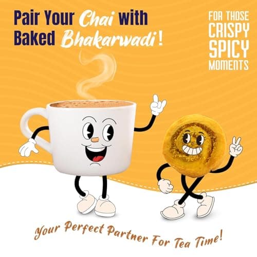 Evolve Baked Bhakarwadi Healthy Snacks for Kids, Adults | Gluten Free, No Artificial Colors or Preservatives, Freshly Made, Ready to Eat, Crunchy Masala Flavor - 100g — image 5