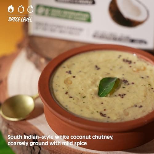 Chutnefy Coconut Chutney Mix | 250g Freeze-Dried Instant Dry Mix | Just Add Water to Make 20+ Servings (1000 g) | 0% Preservatives or Additives — image 6