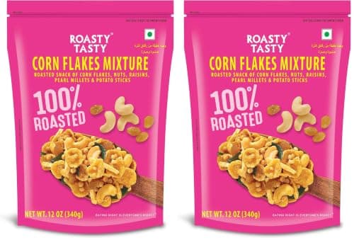 Roasty Tasty Multigrain Diet Mixture - Palm Oil Free for Kids - Millet Namkeen - Healthy Snacks for All - Roasted with Millets & Seeds - No Onion No Garlic Namkeens - 340 G — image 7