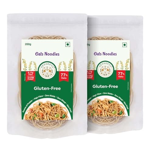 SENSEFUL Oats Noodles - Gluten-Free, With 77% Oats - 200 gm | Zero Maida, Zero Wheat, Source of Protein, High Fibre, Low Fat, Low Sugar & Non-Fried — image 5