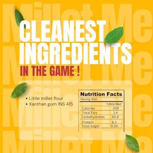 Millet Me by Kuizeens Little Millet Pasta - 230g ( Pack Of 2 ) | No Maida | High Fiber Vegan Pasta |Protein & Fiber-Rich | Gluten-Free Delight | low-carb diets | Easy-to-Make | No MSG | No Preservatives|Jain | No Onion & Garlic — image 2