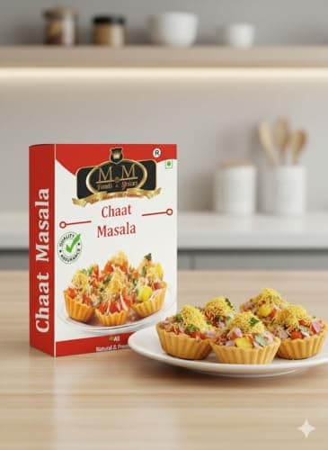 M M Chaat Masala powder, No Onion - No Garlic, Jain Special Masala, 100 gm (Pack of1). — image 5