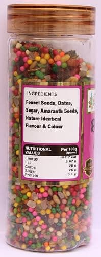 Morpa Roya Mix Mukhwas Mouth Freshener Premium Jain Special Saunf Mix with Fennel Seeds, Sweet Coated Saunf and Traditional Ingredients After Meal Refreshment 200g Pack — image 3