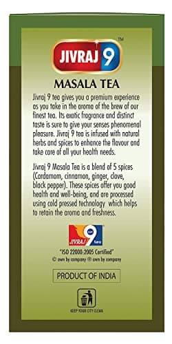 Jivraj 9 Masala Tea Powder with Cardamom, Cinnamon, Ginger, Clove and Black Pepper, 250 g, Pack of 1 — image 5