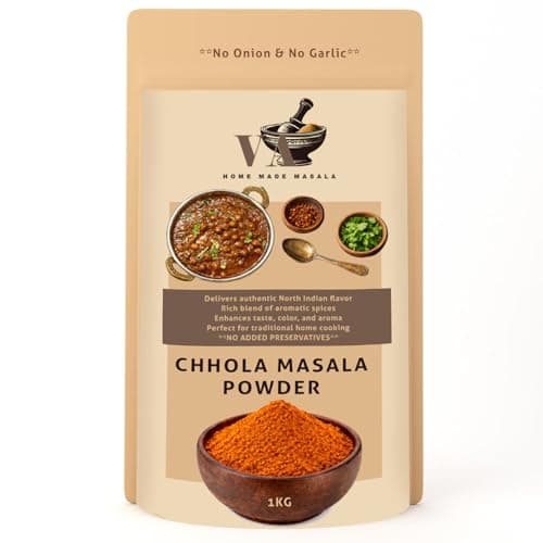 VA HOME MADE MASALA Chole Masala 500GM | Blended Spice With Natural Oils for Authentic Taste and Colour | For Healthy Delicious & Flavourful Cooking. No Colour, No Preservatives (Jain Masala) — image 7
