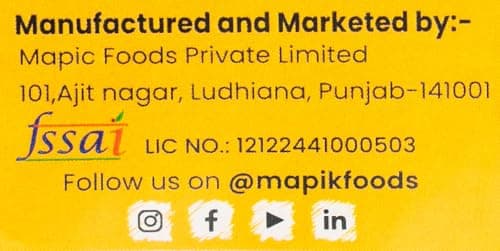 MAPIK Roasted Namkeen Desi Masala | No Onion No Garlic | Roasted-Not Fried | Protein Rich Tea Time Mixture | No Palm Oil | No Preservatives | Healthy Snack 540 g (Pack of 4) — image 6