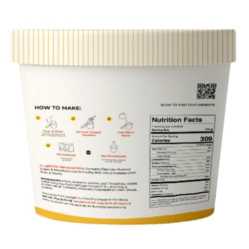 Instabites Ready to Eat Vegan Poha 75g – Light & Healthy Indian Breakfast – No Added Preservatives and Ready to Eat in Minutes - Pack 3 — image 3